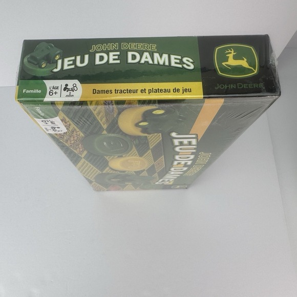 John Deere Checkers Game, Tractor Board Game NEW SEALED - Picture 10 of 12